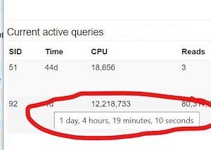 Slow Migration Time
